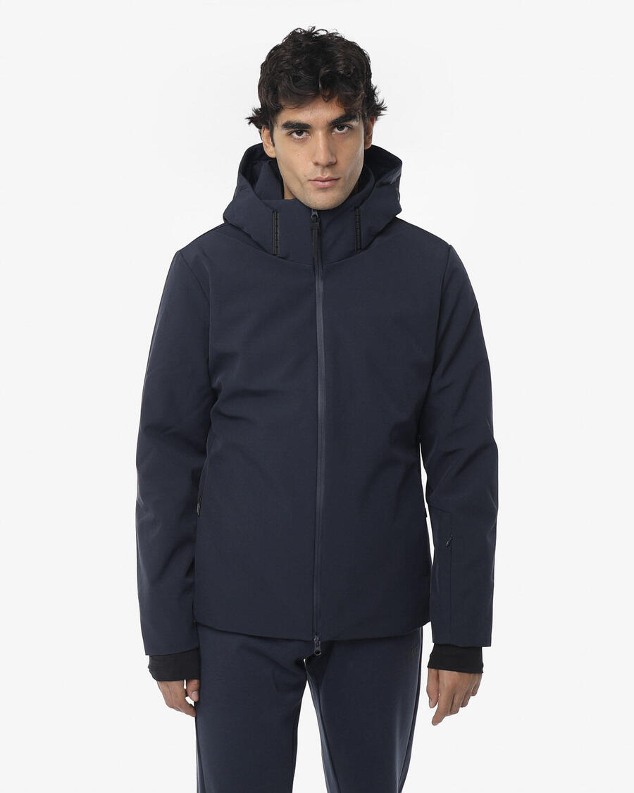 

JAKED Темно-синяя синтетическая фитнес-куртка для мужчин