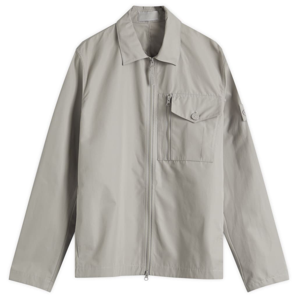 

Куртка-рубашка Ghost Piece из непромокаемого холста Stone Island, цвет dust