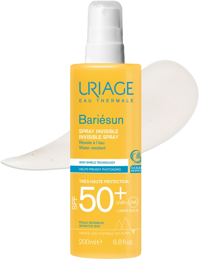 Bariésun spray spf 50+ защитный спрей для лица и тела spf 50+ Uriage, 200 мл — фото 2