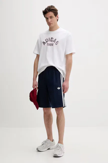 Футболка из хлопка T-shirt bawełniany Adidas Originals, белый — фото 2