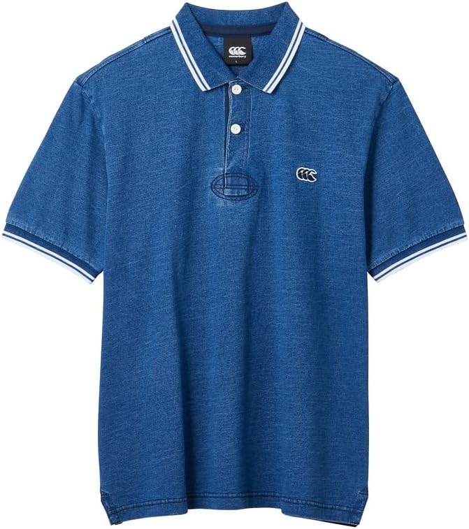 

Мужская футболка-поло Canterbury S/S INDIGO RUGGER POLO с коротким рукавом, цвет индиго