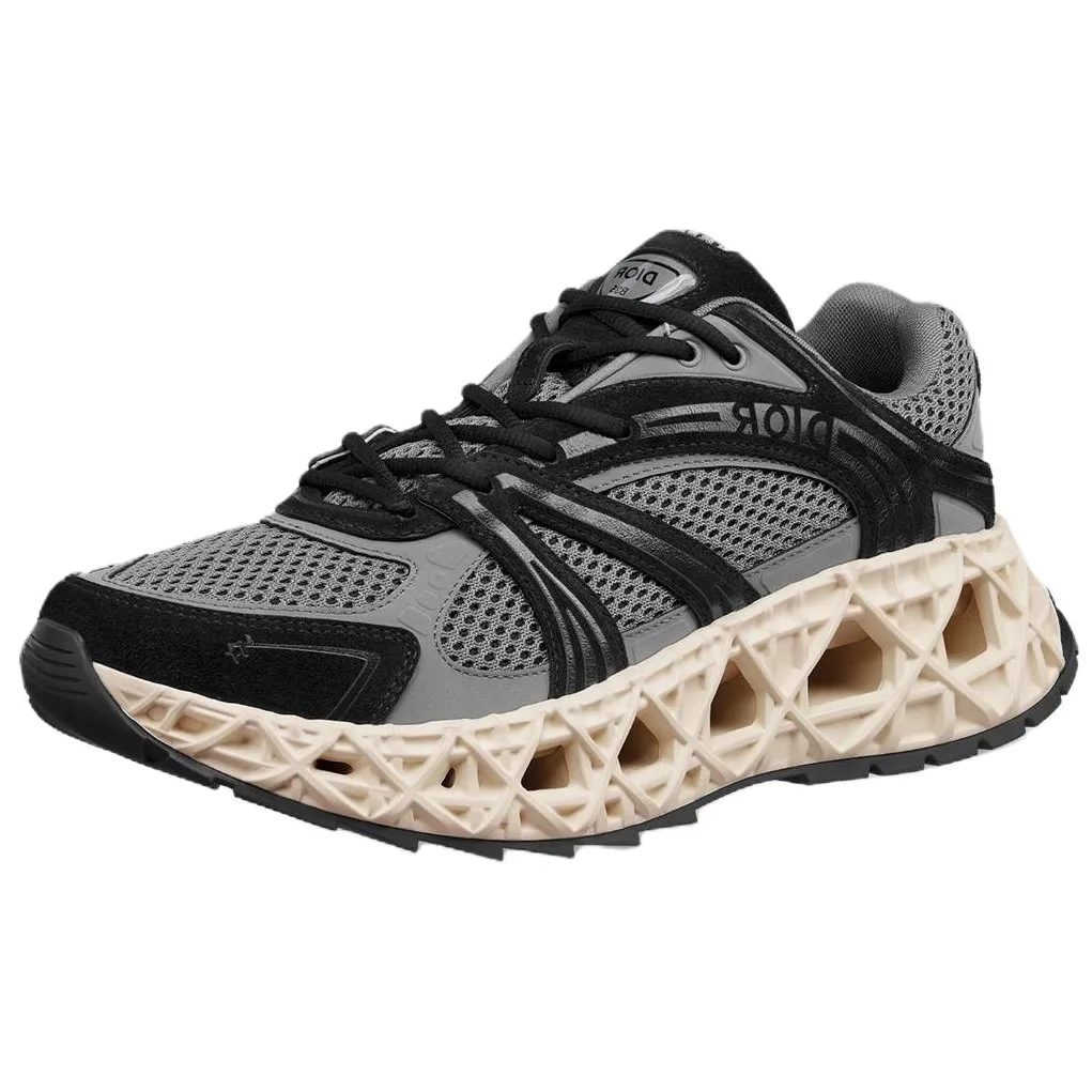 DIOR Кроссовки B35 Nxxt Low Top мужские черно-серые — фото 4