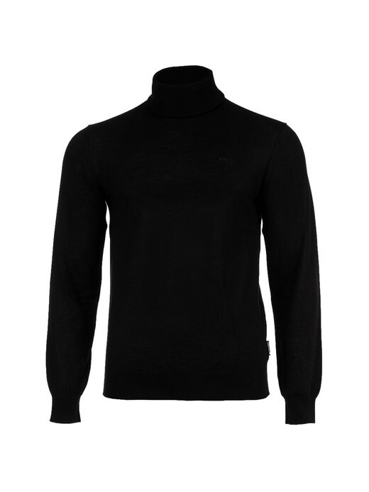 

Вязаный свитер Armani Exchange, черный