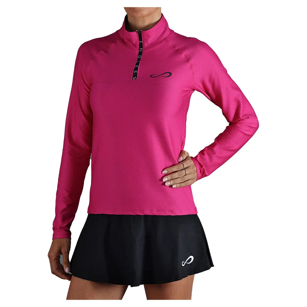 

Толстовка спортивная Endless Kirsch iconic half zip, розовый