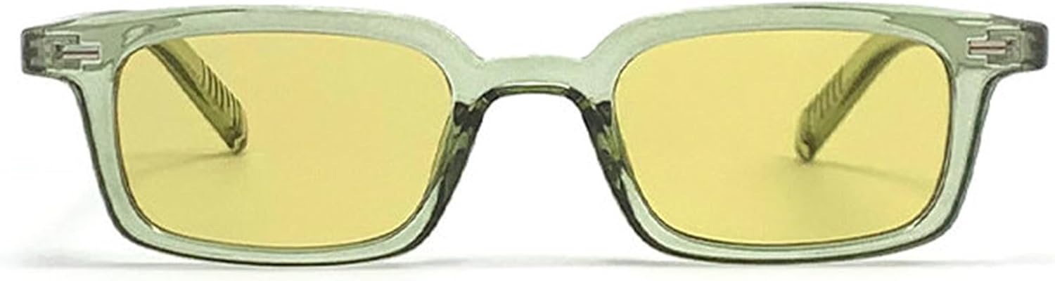 

Мужские солнцезащитные очки Willochra в винтажной прямоугольной оправе, модные ретро-очки синего цвета с квадратной оправой, роскошные солнцезащитные очки с защитой от УФ-излучения UV400 для женщин, C3