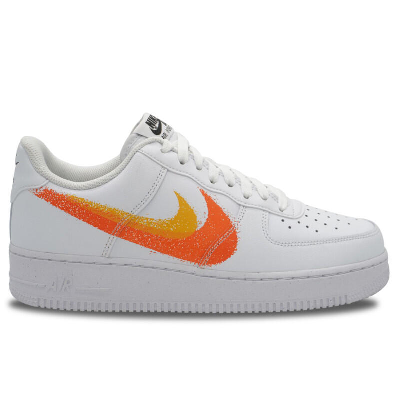 

Кроссовки Nike Air Force 1 Low '07 Spray Paint Swoosh Safety Orange
