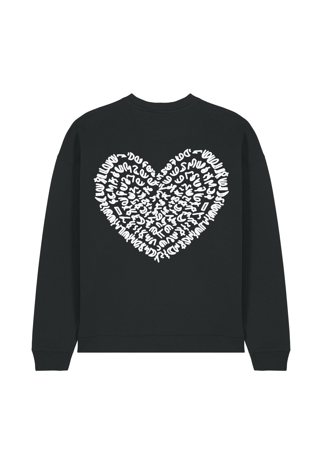 

Толстовка CORAZON BACK EMBROIDERY UNISEX Mira Paris, черный
