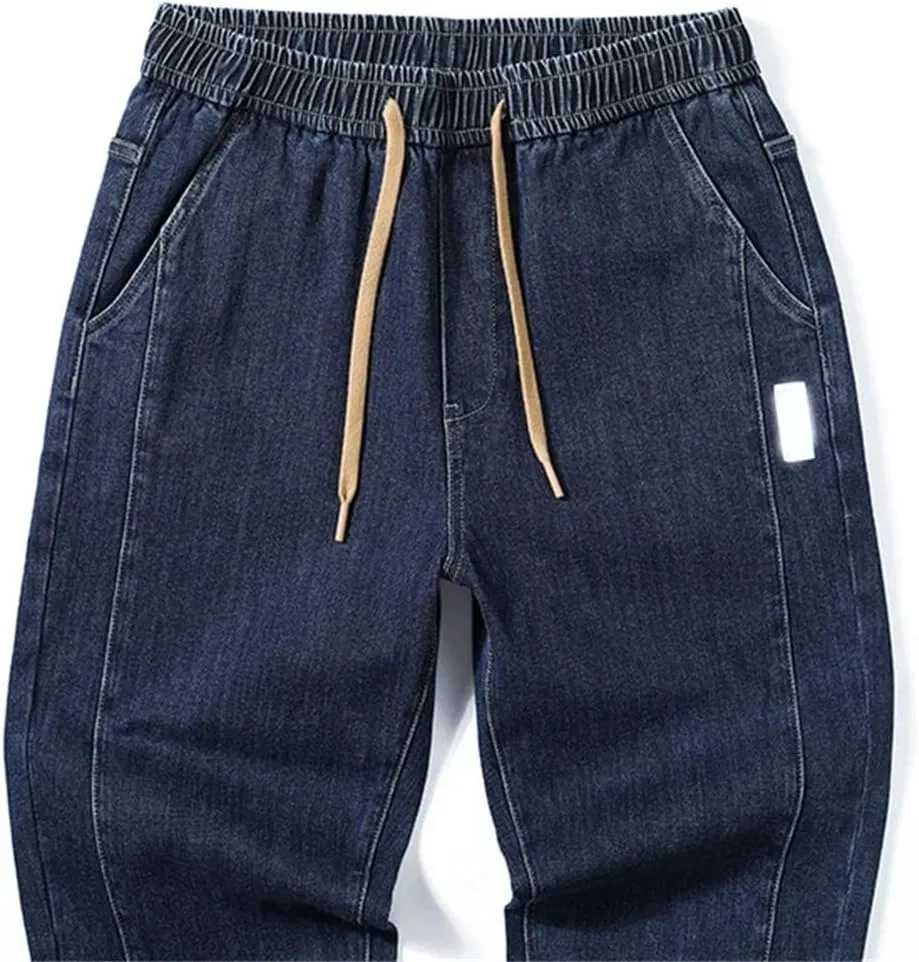 Джинсы свободные, Men's Baggy Jeans, черный — фото 3
