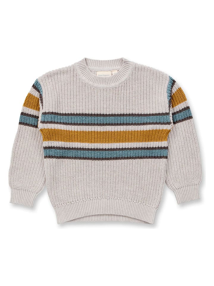 

Sense Organics Свитер "Делия" кремового, горчичного и зеленого цвета