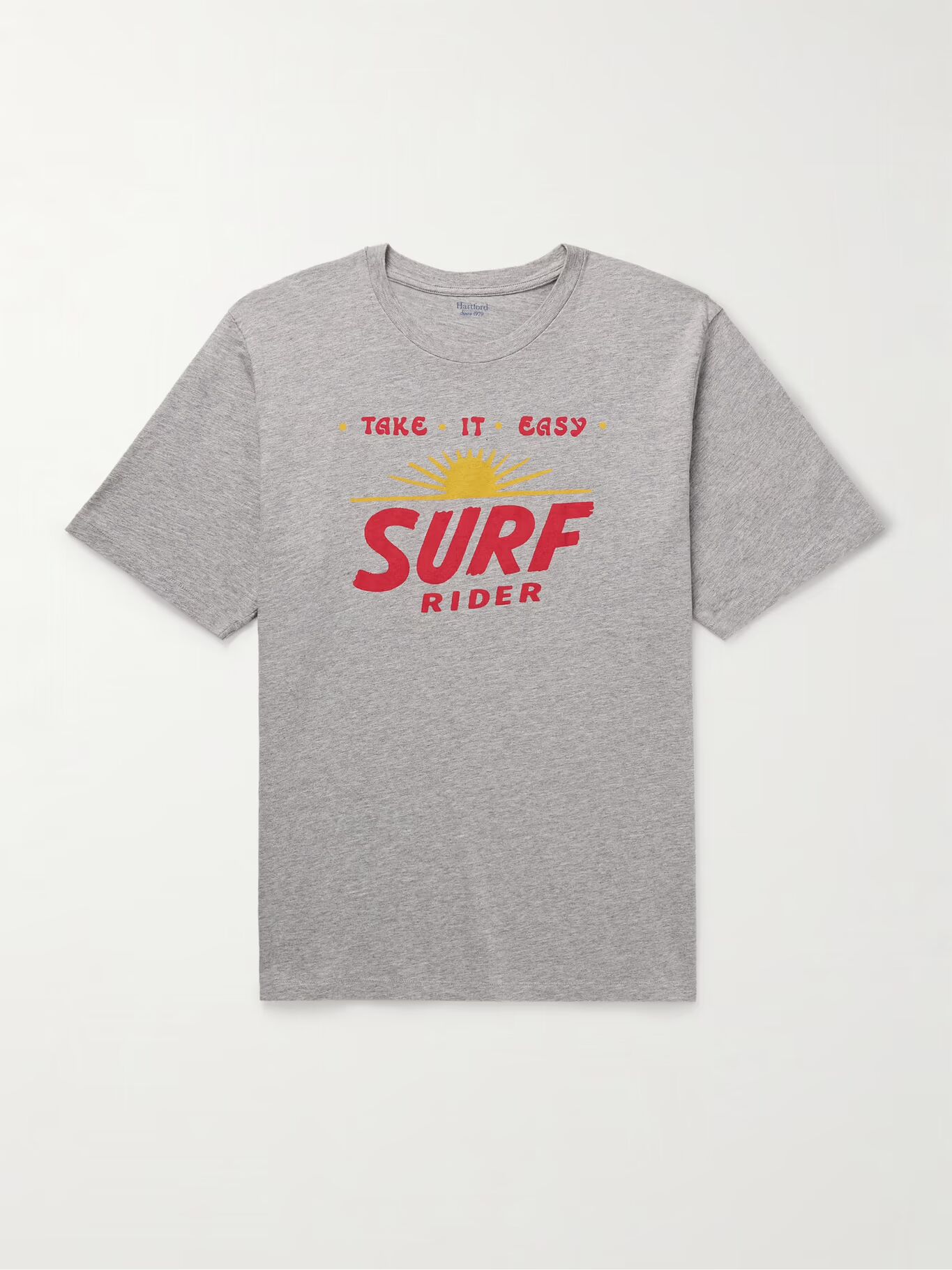 

Футболка из хлопкового джерси с принтом Surf Rider HARTFORD, серый