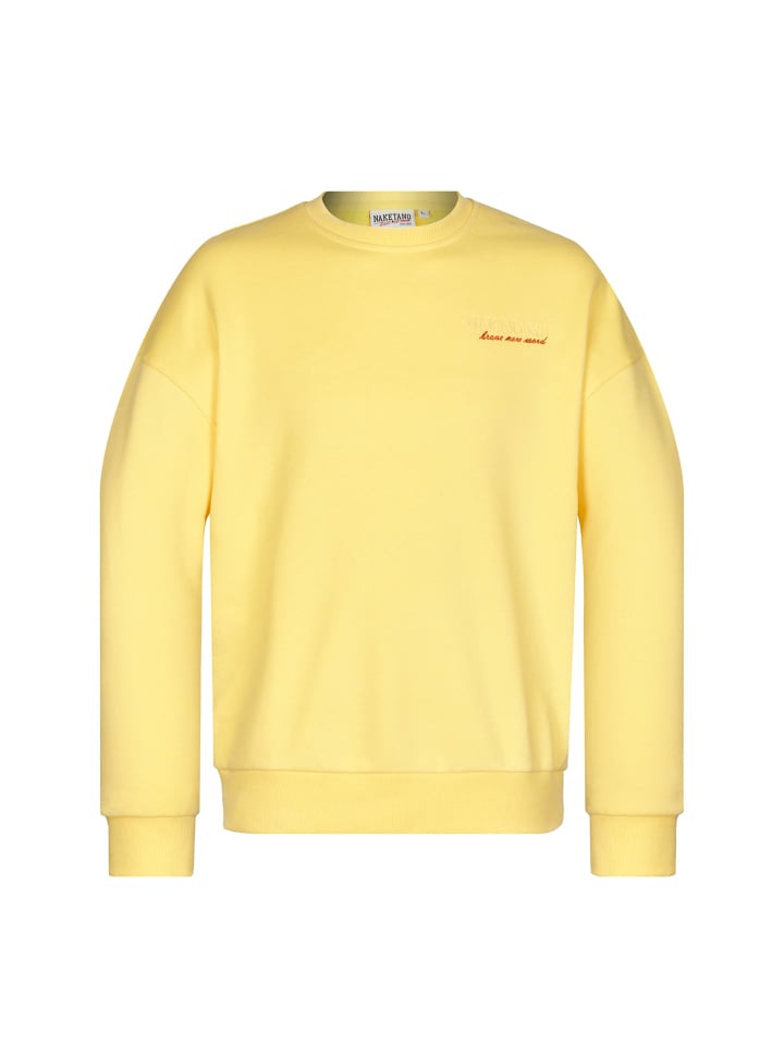

Naketano Свободная толстовка Big Rainerius 20, желтый меланж