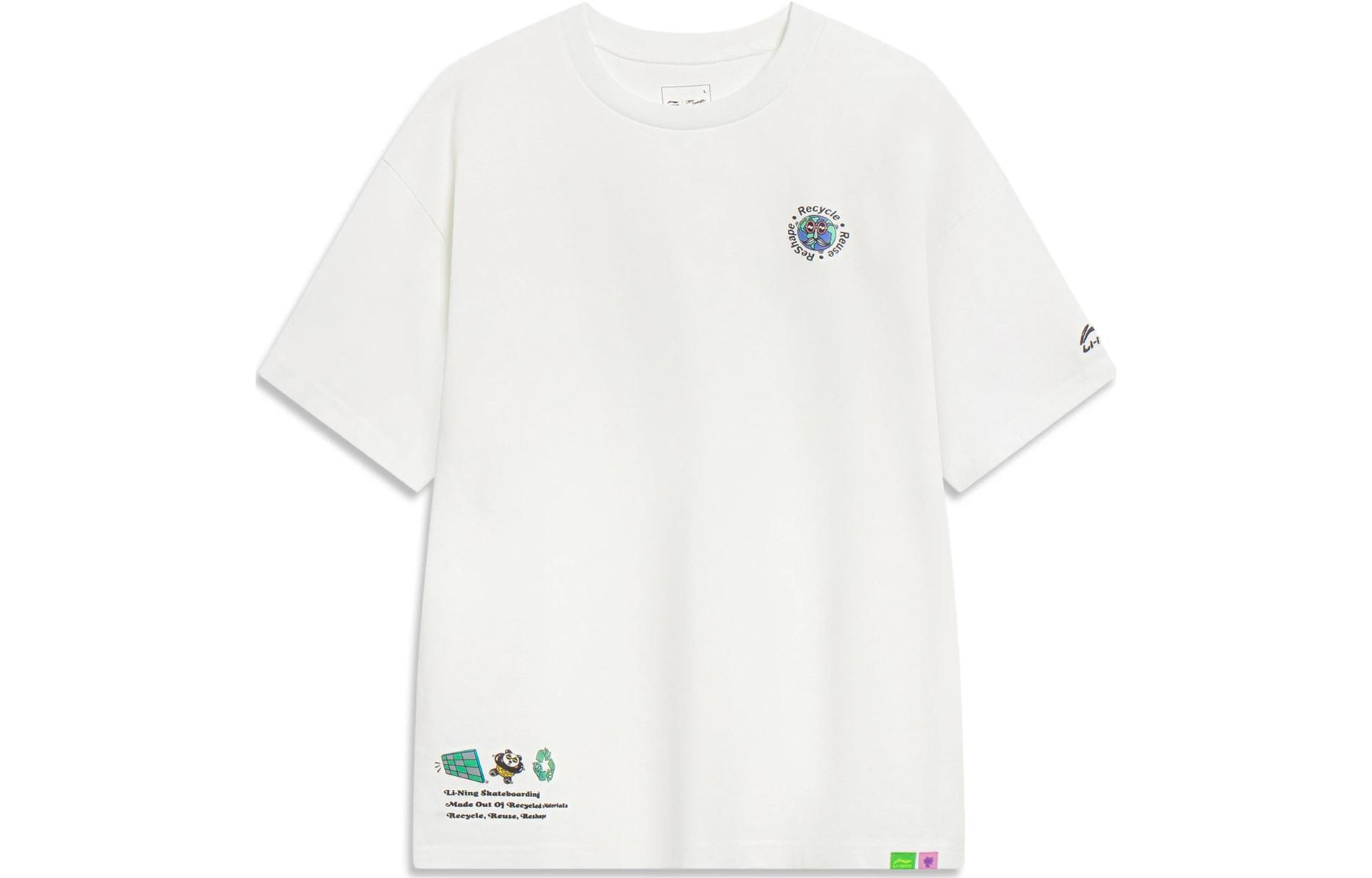 

LiNing Футболка Steven Harrington Li Ning X Steven Harrington унисекс white, Белый, LiNing Футболка Steven Harrington Li Ning X Steven Harrington унисекс white