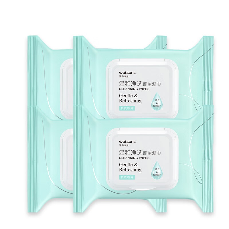 Очищающие салфетки для снятия макияжа Watsons, 25 шт*4