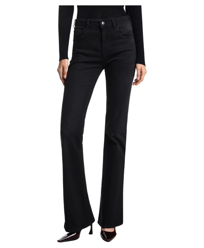 

Джинсы J47 средней и высокой посадки Emporio Armani, черный