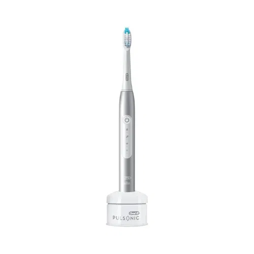 Электрическая зубная щетка Pulsonic Slim Luxe Oral-B серебристая