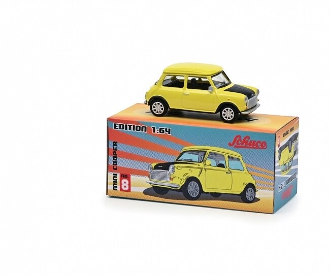 

Schuco Mini Cooper Желтый Schuco Paperbox 1:64 452031200