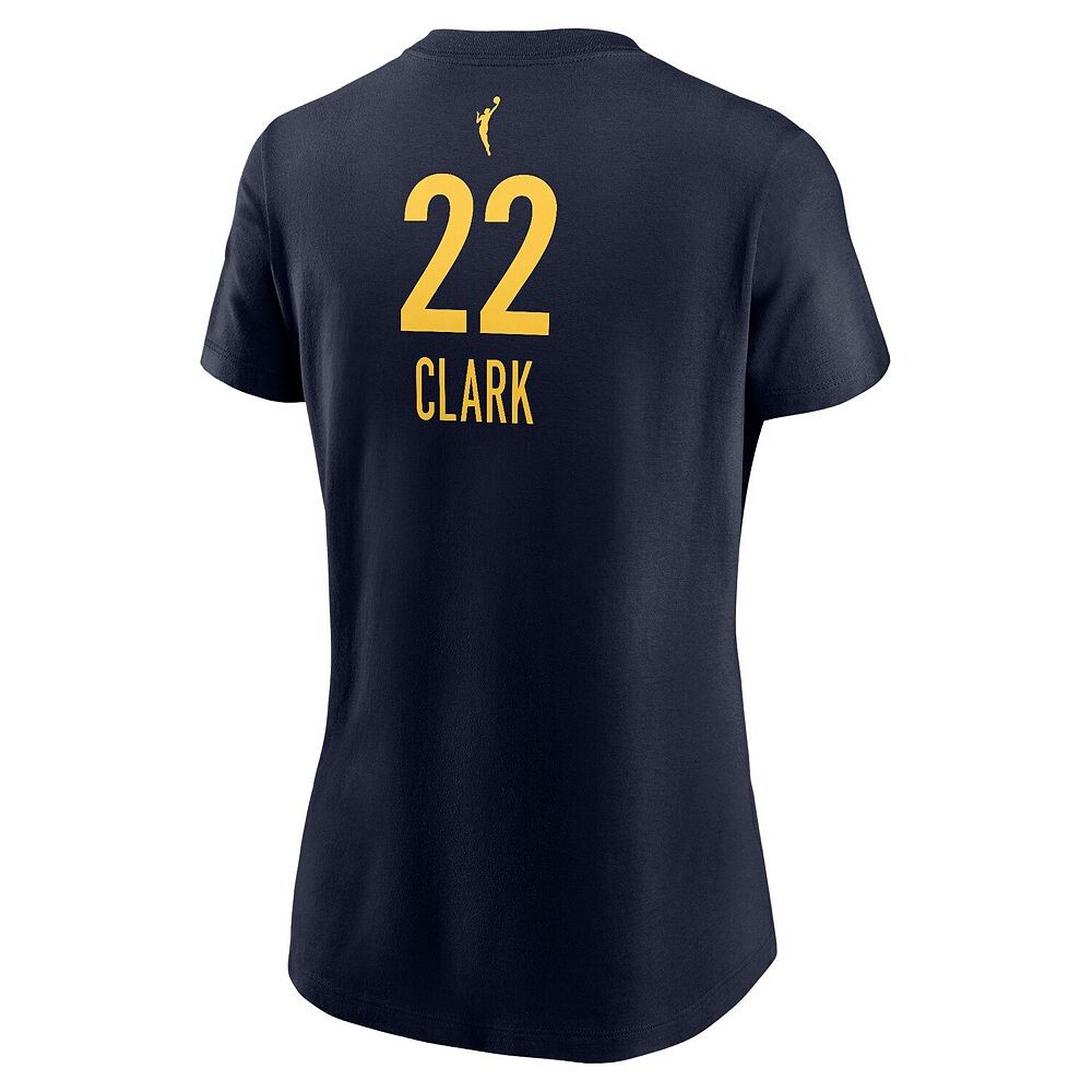 Женская футболка Nike Caitlin Clark Navy Indiana Fever 2024 WNBA Draft Explorer Edition с именем и номером игрока, цвет Wnb Navy — фото 4