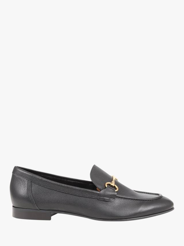 Кожаные мокасины hana с металлическим ремешком Jones Bootmaker, черный