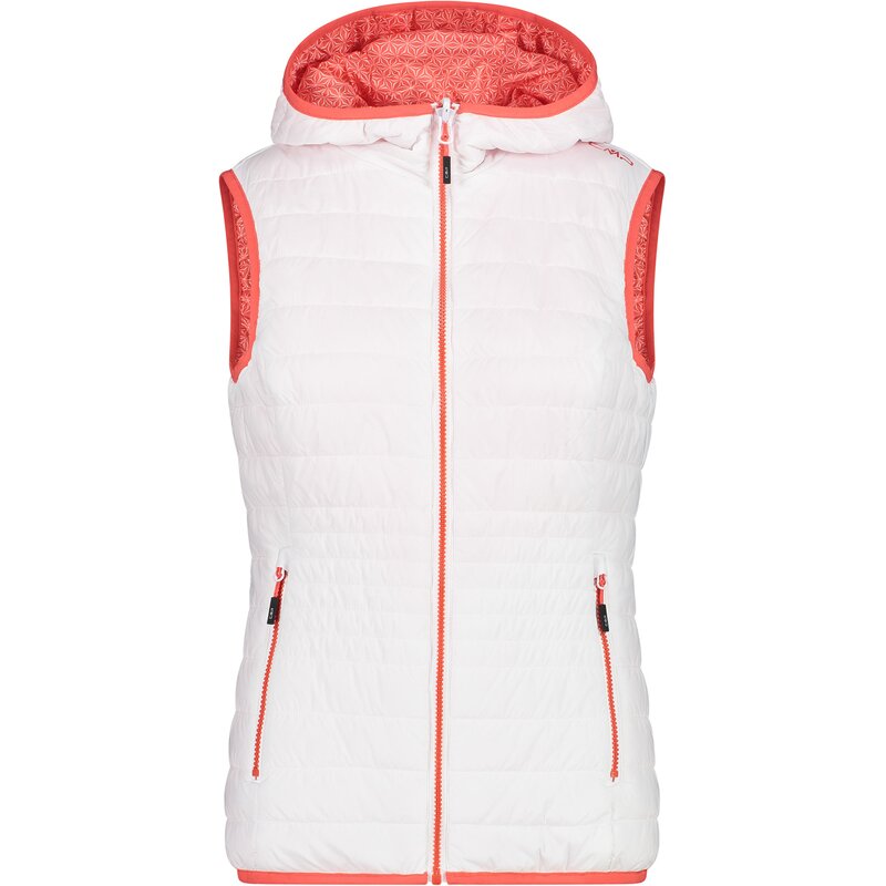 

Женский жилет с обратным креплением и капюшоном Cmp, цвет bianco