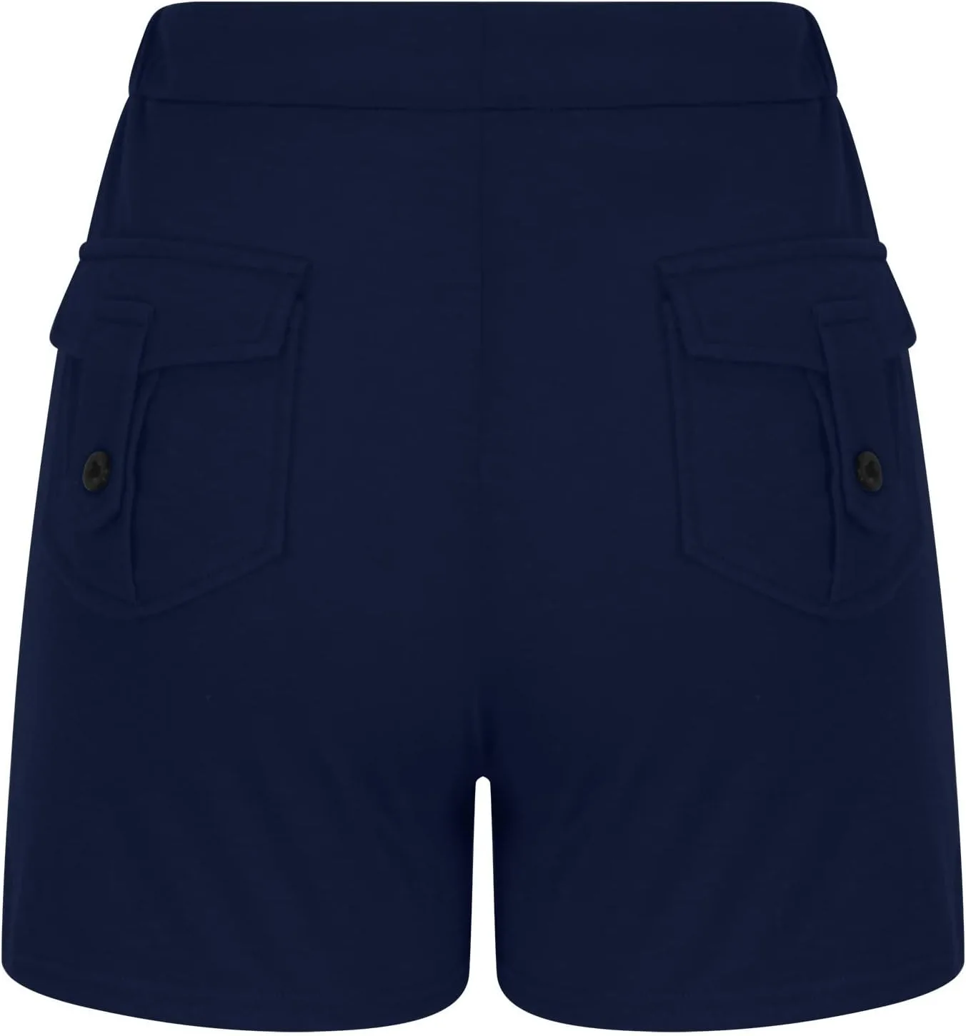 Карго-шорты для женщин с карманом, High Waist, Drawstring, для бега и йоги — фото 4