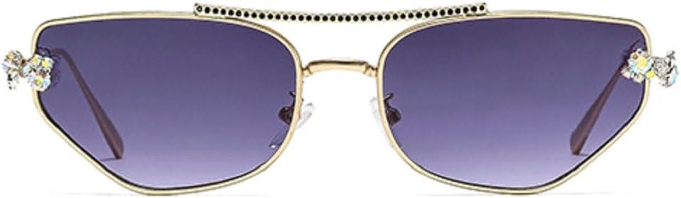 

Женские солнцезащитные очки Melrose Diamond Cat Eyes с бриллиантами, украшенные стразами, роскошные, для активного отдыха, с защитой от УФ-излучения, блестящие, модель Z2335, Grey