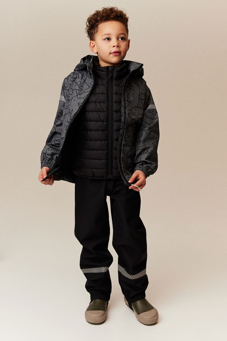 

Легкие дождевые брюки H&M, черный