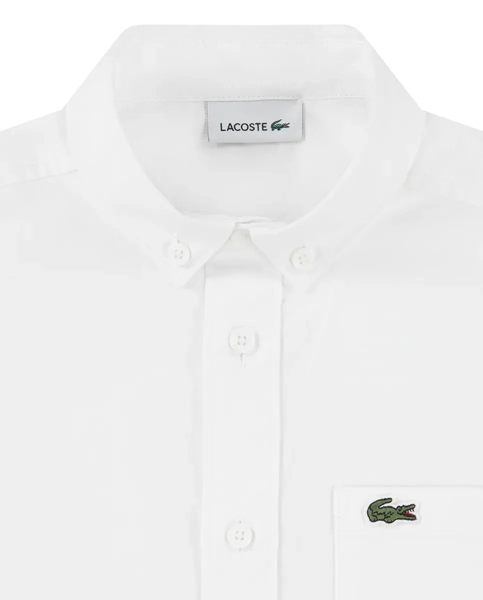 Топ с длинными рукавами Lacoste, белый — фото 3