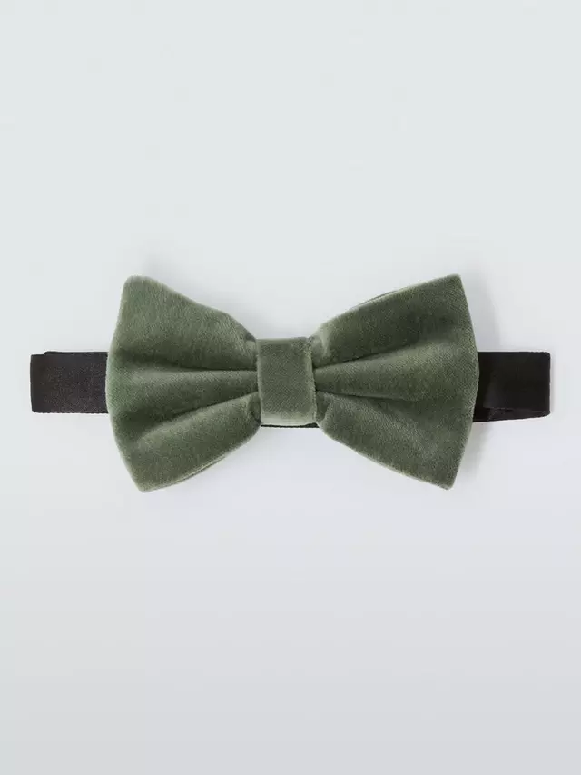 

Галстук John Lewis Velvet Bow, цвет sea/foam