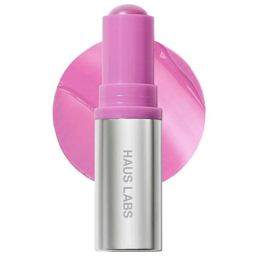 

HAUS LABS BY LADY GAGA Color Fuse Longwear Увлажняющий стеклянный бальзам для губ и румян для щек, цвет Glassy Lilac