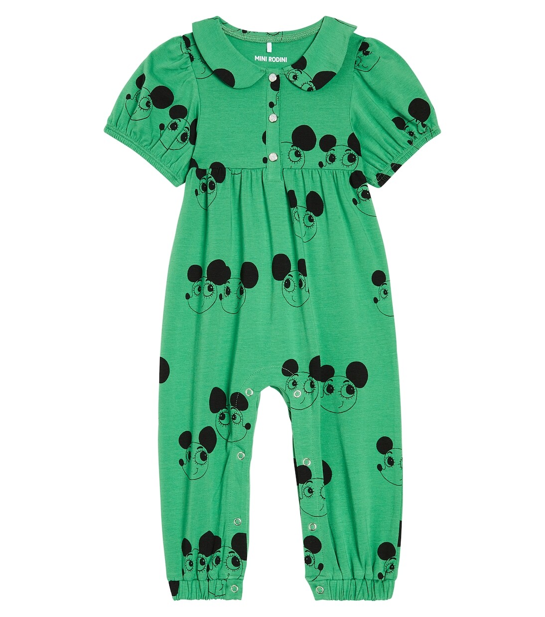 

Комбинезон из хлопкового джерси baby ritzratz Mini Rodini, зеленый
