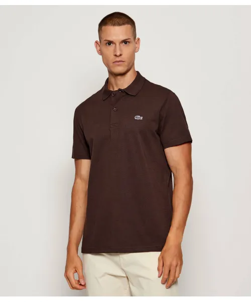 

Футболка поло Regular fit Lacoste, коричневый
