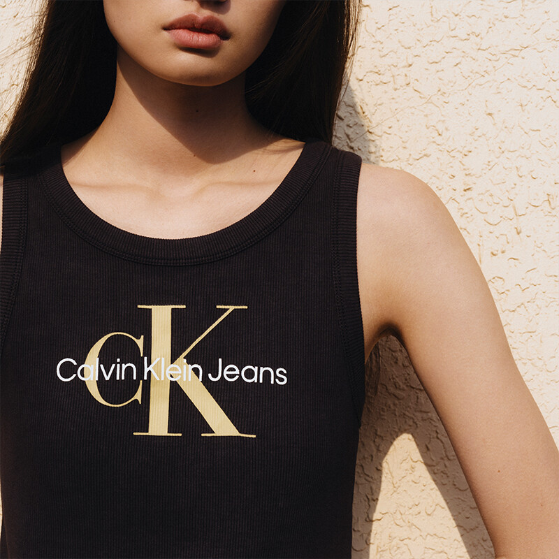 SS24 Серия Платье без рукавов Женское BEH - CK Черный Calvin Klein — фото 4