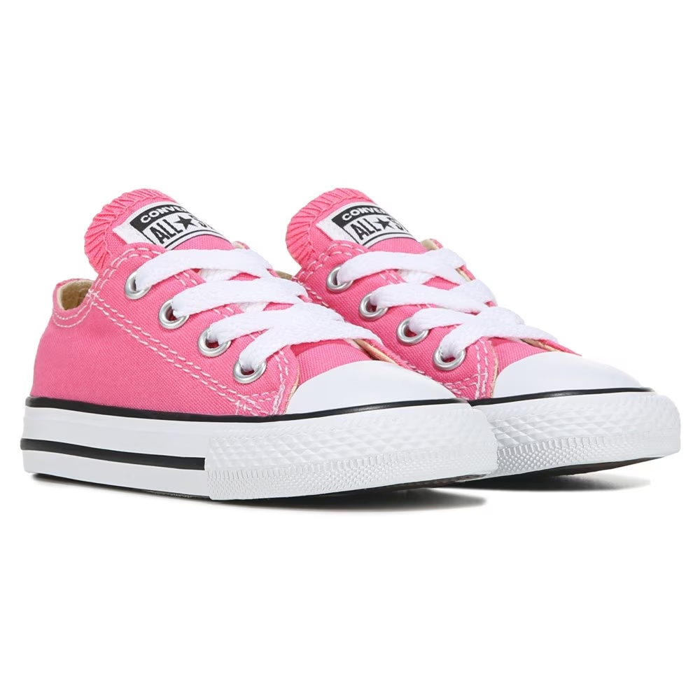 

Детские кеды Chuck Taylor All Star низкие для малышей Converse, pink/white