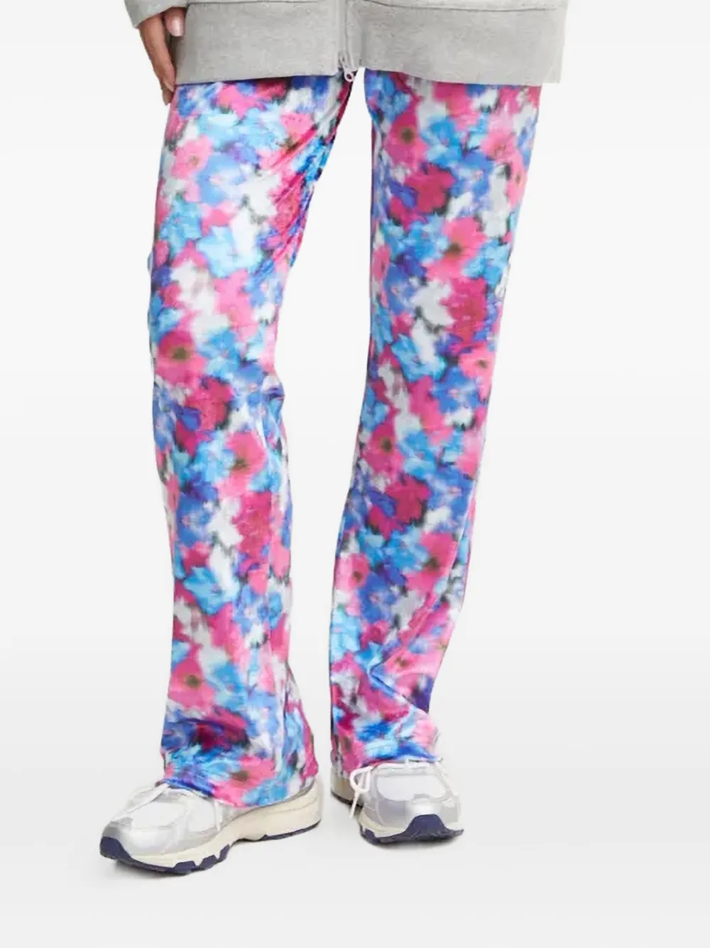 

Велюровые спортивные штаны adidas by Stella McCartney, синий