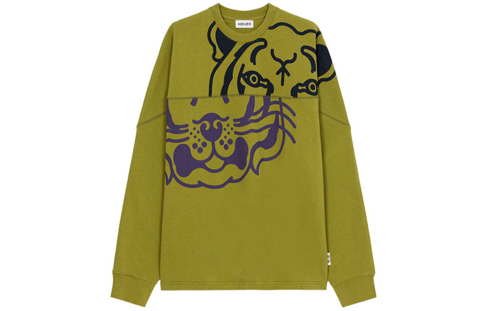 

Толстовка мужская хаки зеленый Kenzo, коричневый