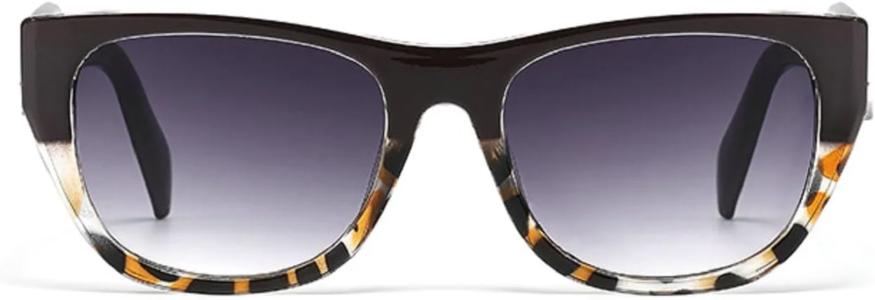 

Модные солнцезащитные очки «кошачий глаз» для женщин, 2026 год, роскошные винтажные солнцезащитные очки для женщин, модные очки для вождения mincl, Black Flower