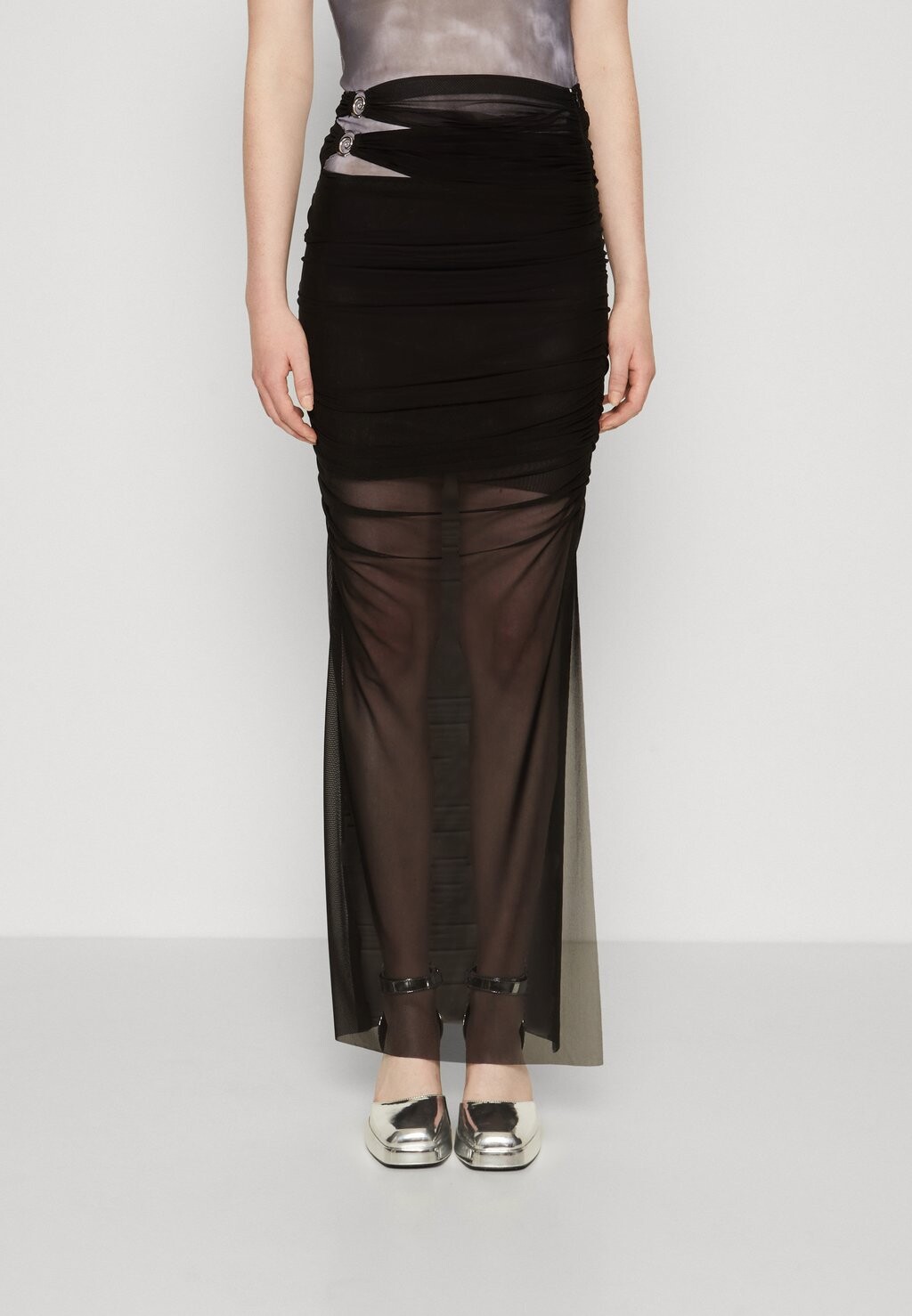 

Юбка-карандаш WHORL MAXI SKIRT Bec + Bridge, черный