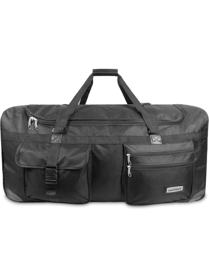 

Normani Дорожная сумка на колесиках объемом 100 литров, с двумя колесиками, черного цвета