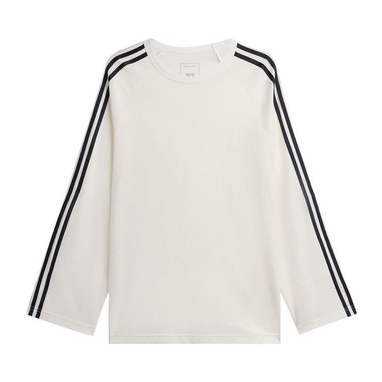 

Футболка Y-3 3-Stripes Long-Sleeve Tee, Core White