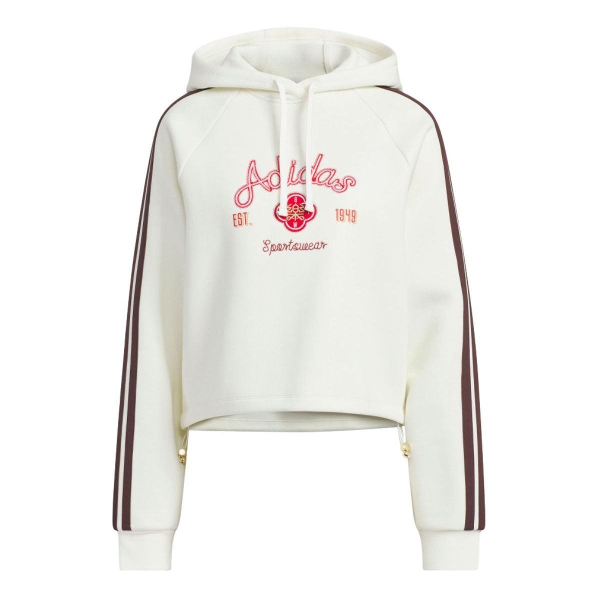 

(WMNS) Толстовка с капюшоном adidas, азиатские размеры, цвет «CNY Off White»