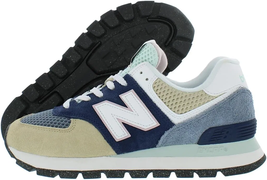 Кроссовки детские New Balance 574 New-b V2, Royal Blue/True Beige/True Blue