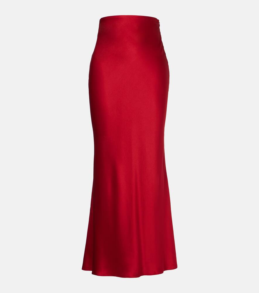 

Шелковая шифоновая макси-юбка The Sei, Ruby