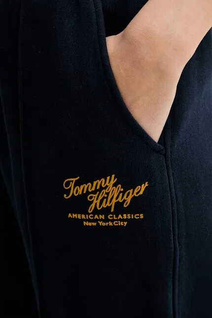 Джоггеры из хлопка Tommy Hilfiger, синий — фото 4