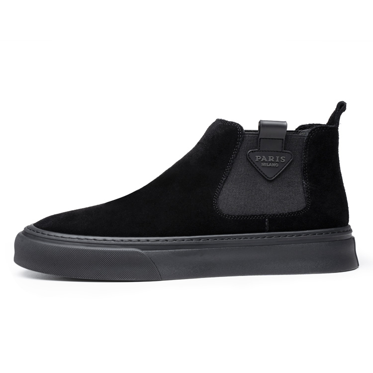 

Челси Ботинки Мужские Gzz, цвет Black cotton shoes