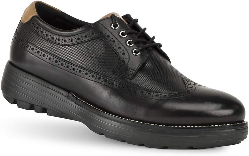 

Мужские классические кроссовки Gravity Defyer G-Defy Morteson - VersoCloud Ultimate Shock Absorbing Leather Casual Supportive Dress Sneakers, черный