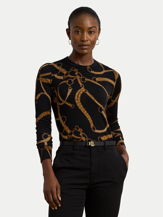 

Облегающая блузка 200971373001 Lauren Ralph Lauren, черный