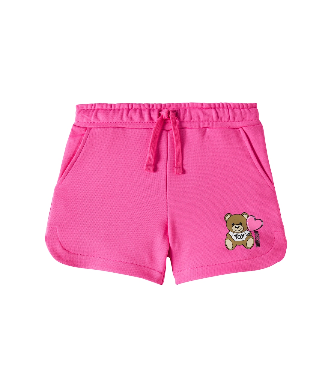 

Хлопковые шорты Teddy Bear Moschino Kids, Azalea Pink