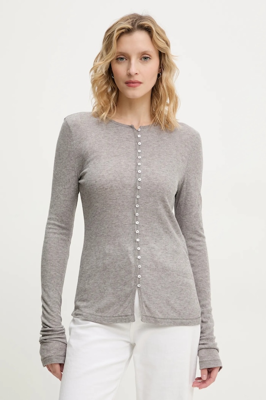 

Кардиган с добавлением шерсти Janes By Malene Birger, коричневый