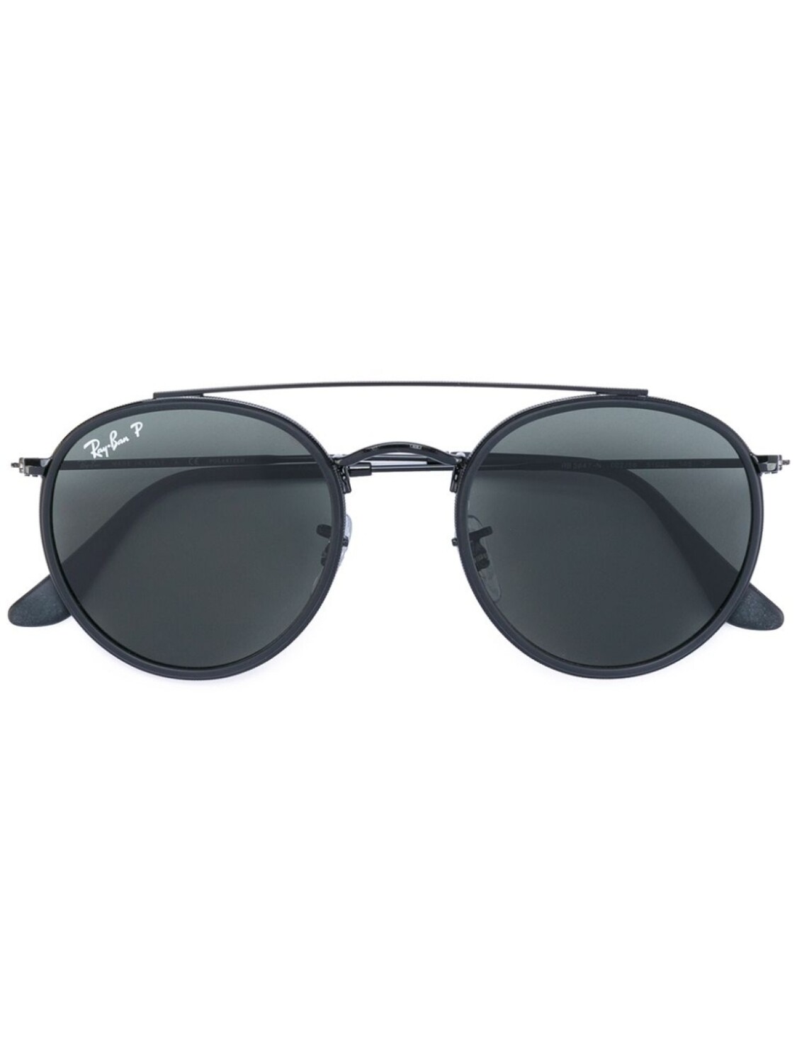 

Ray-Ban солнцезащитные очки в круглой оправе, черный
