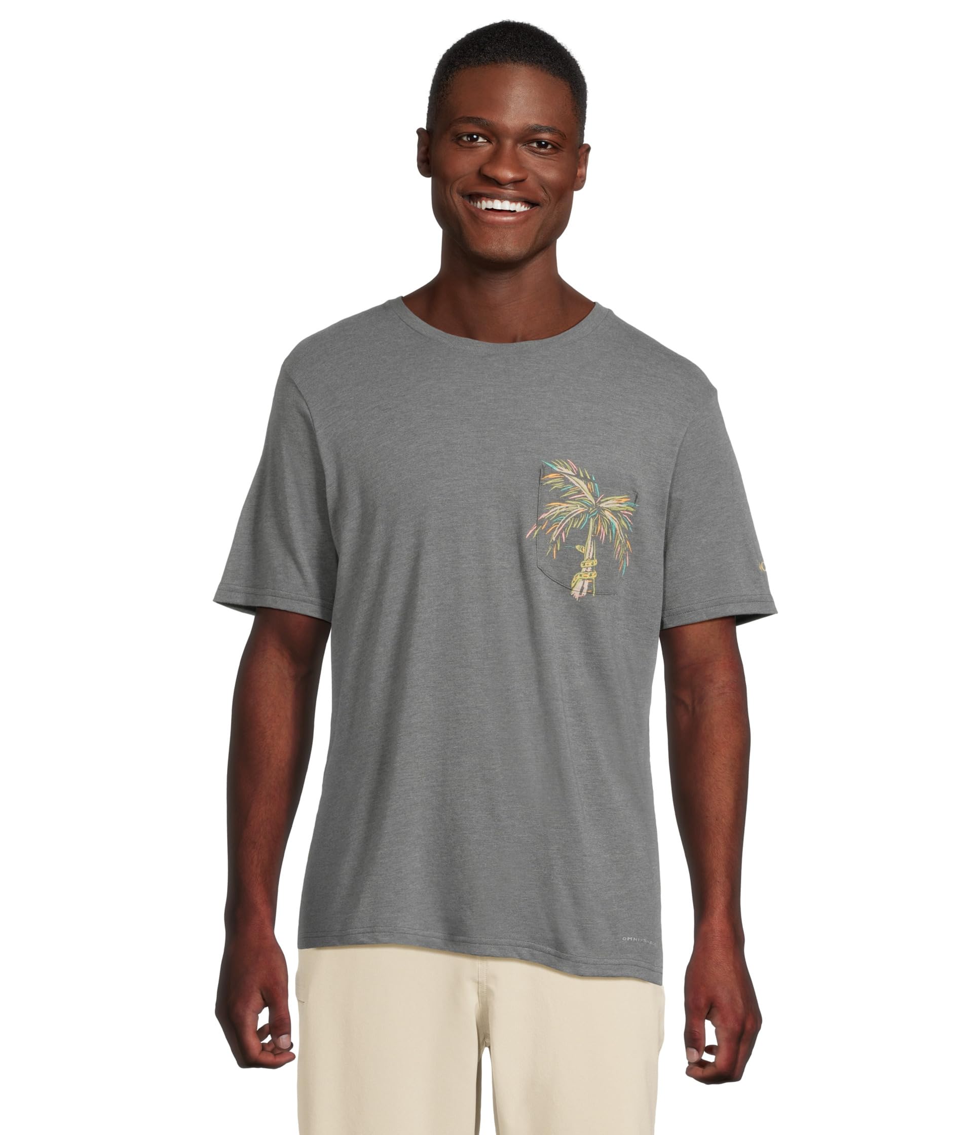 

Футболка Columbia Wild Cast Pocket Tee, Shark/PFG Pocket Palm Snake